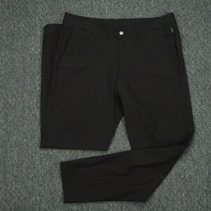 Lululemon Pants Men 34x30 Black Commission Slim Zip Pocket Trouser Warpstreme